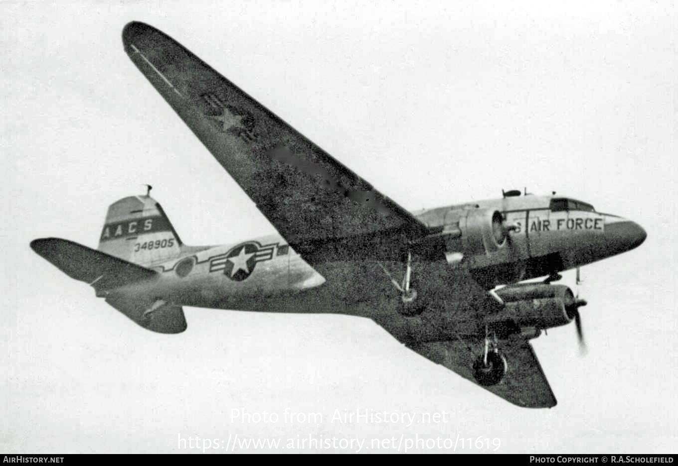 Aircraft Photo of 43-48905 / 348905 | Douglas AC-47D Skytrain | USA - Air Force | AirHistory.net #11619