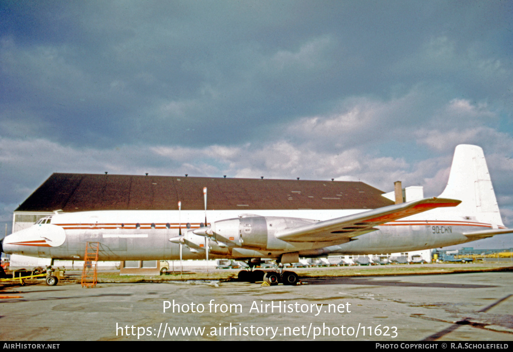 Aircraft Photo of 9Q-CWN | Canadair CL-44-6 Yukon | SGA - Societé Generale d'Alimentation | AirHistory.net #11623