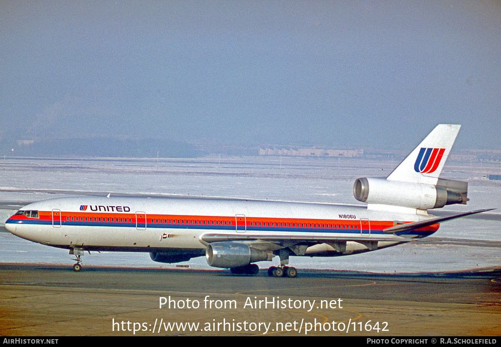 Aircraft Photo of N1806U | McDonnell Douglas DC-10-10 | United Airlines | AirHistory.net #11642