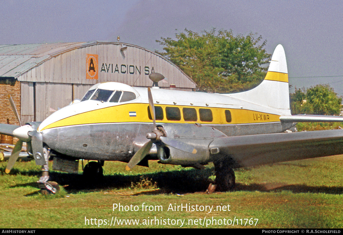 Aircraft Photo of LV-XWR | De Havilland D.H. 104 Dove 1 | AirHistory.net #11767