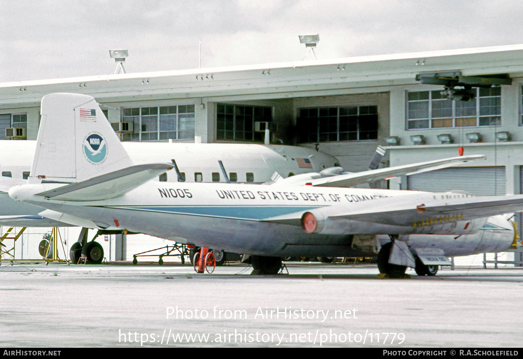 Aircraft Photo of N1005 | Martin WB-57A Canberra | United States Department of Commerce | AirHistory.net #11779