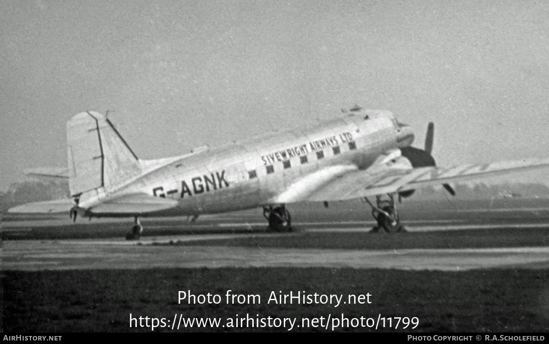 Aircraft Photo of G-AGNK | Douglas C-47B Skytrain | Sivewright Airways | AirHistory.net #11799