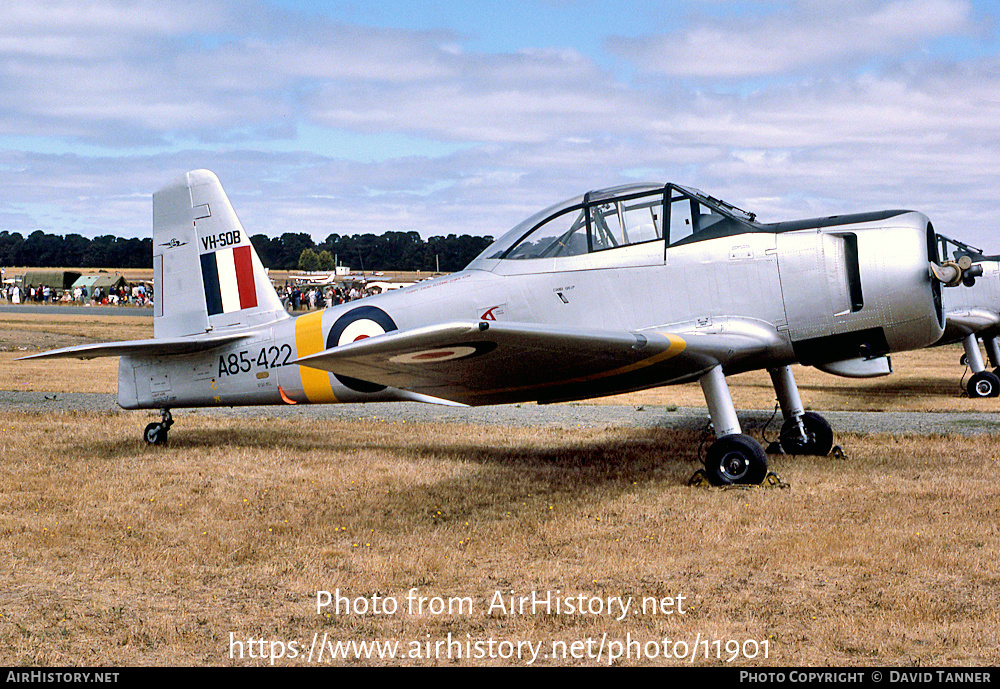 Aircraft Photo of VH-SOB / A85-422 | Commonwealth CA-25 Winjeel | Australia - Air Force | AirHistory.net #11901