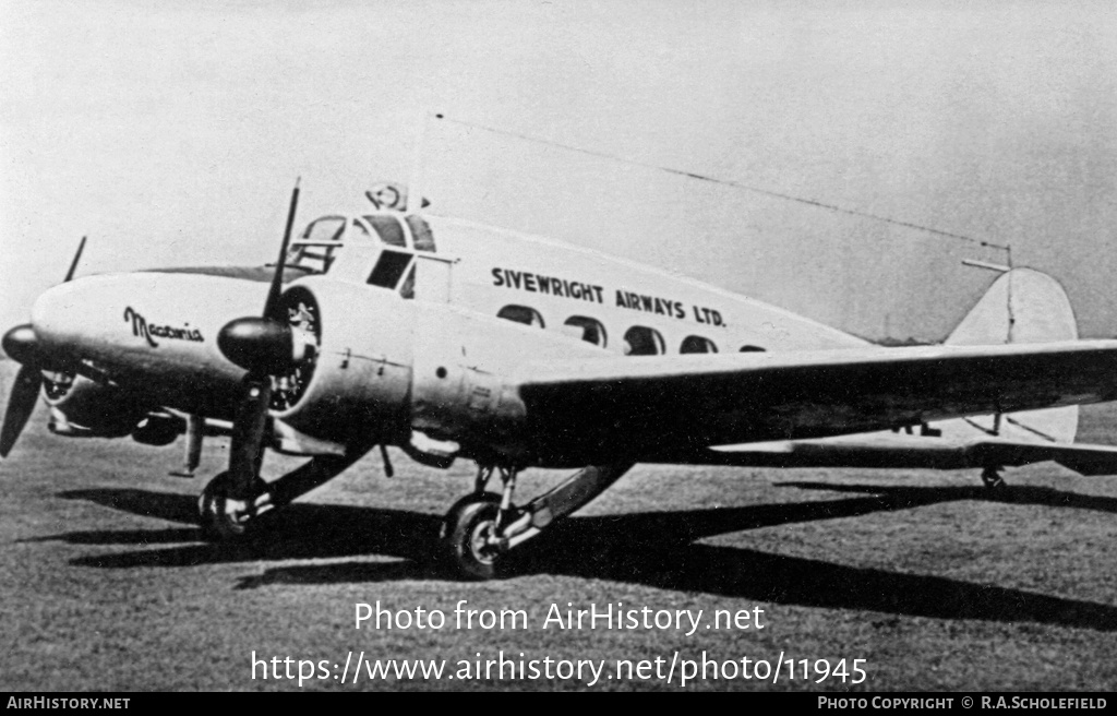 Aircraft Photo of G-AIXE | Avro 652A Nineteen Srs.2 | Sivewright Airways | AirHistory.net #11945