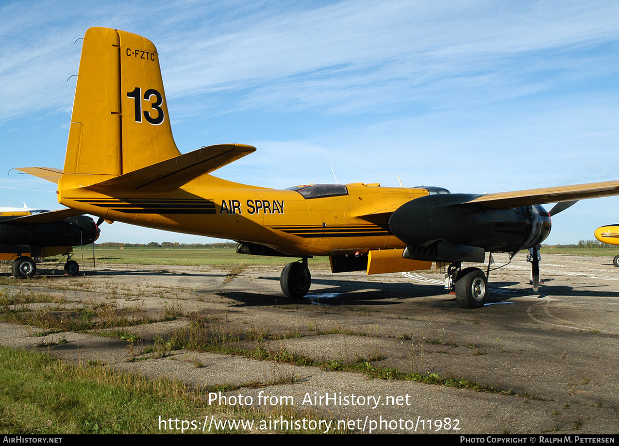 Aircraft Photo of C-FZTC | Douglas B-26/AT Invader | Air Spray | AirHistory.net #11982