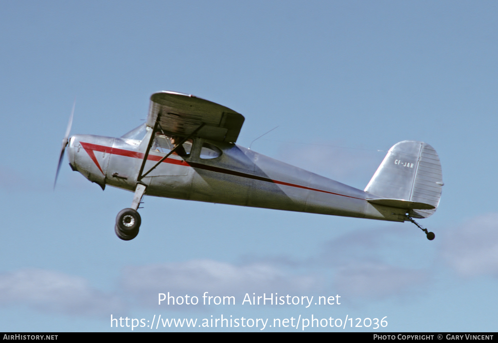 Aircraft Photo of CF-JAR | Cessna 140 | AirHistory.net #12036