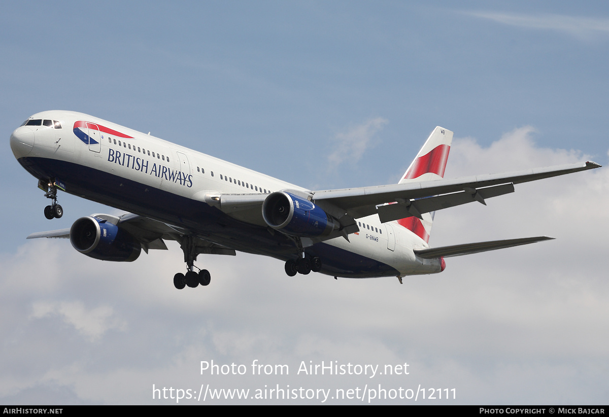 Aircraft Photo of G-BNWB | Boeing 767-336/ER | British Airways | AirHistory.net #12111