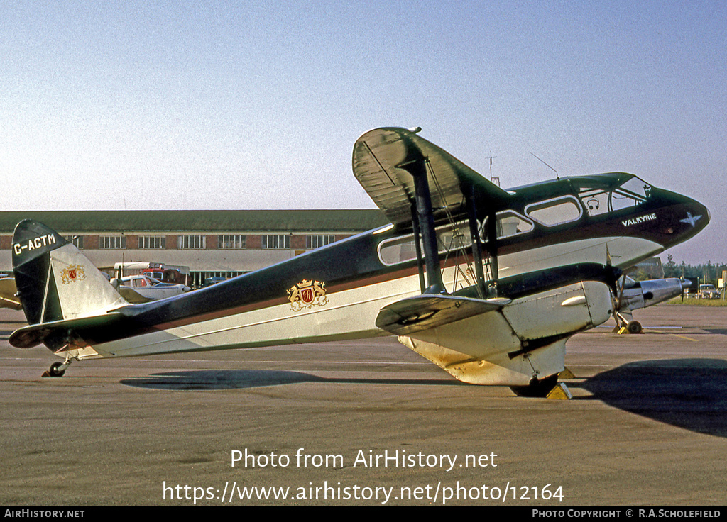 Aircraft Photo of G-AGTM | De Havilland D.H. 89A Dragon Rapide | Army Parachute Association | AirHistory.net #12164