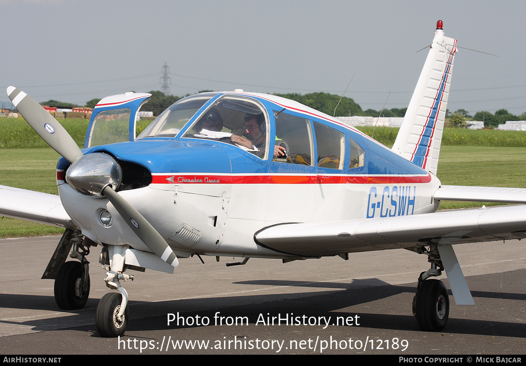 Aircraft Photo of G-CSWH | Piper PA-28R-180 Cherokee Arrow | AirHistory.net #12189