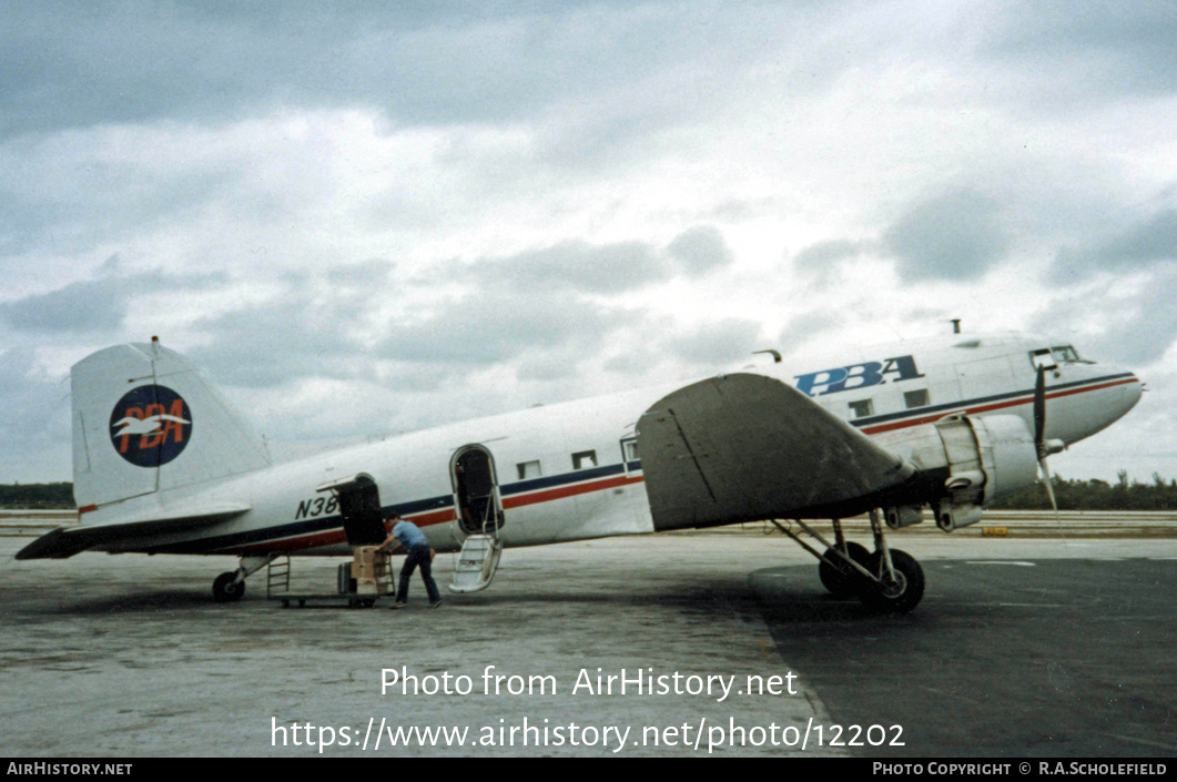 Aircraft Photo of N38PB | Douglas DC-3(A) | PBA - Provincetown-Boston Airline | AirHistory.net #12202