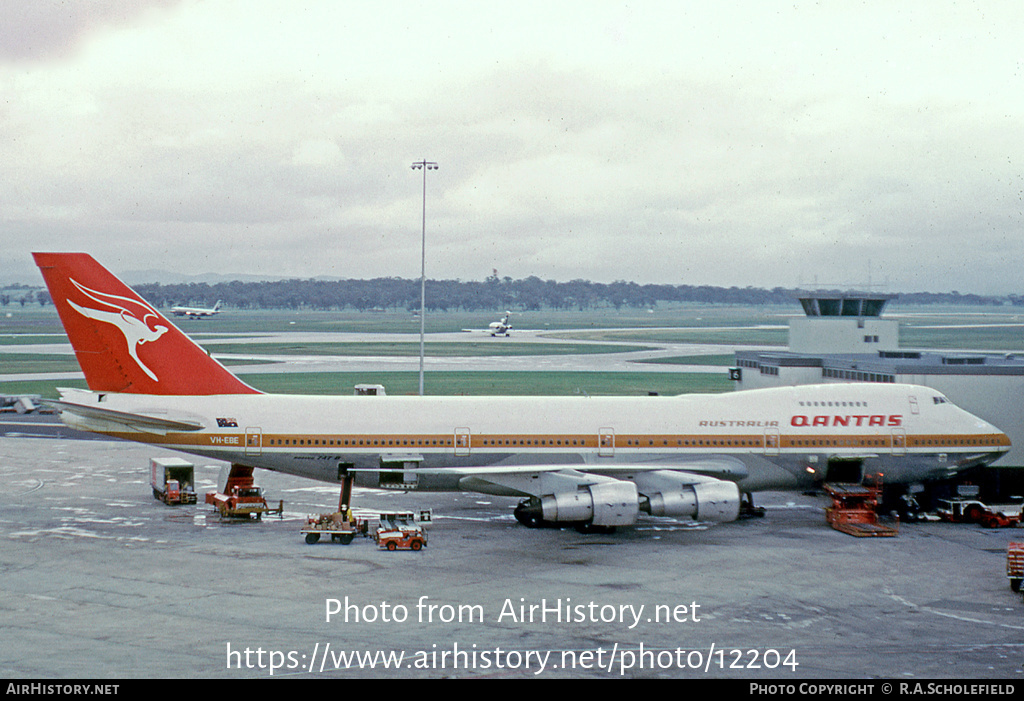 Aircraft Photo of VH-EBE | Boeing 747-238B | Qantas | AirHistory.net #12204