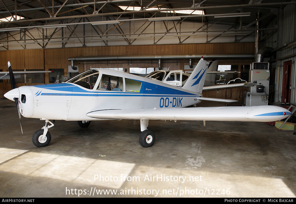 Aircraft Photo of OO-DIK | Piper PA-28-140 Cherokee | AirHistory.net #12246