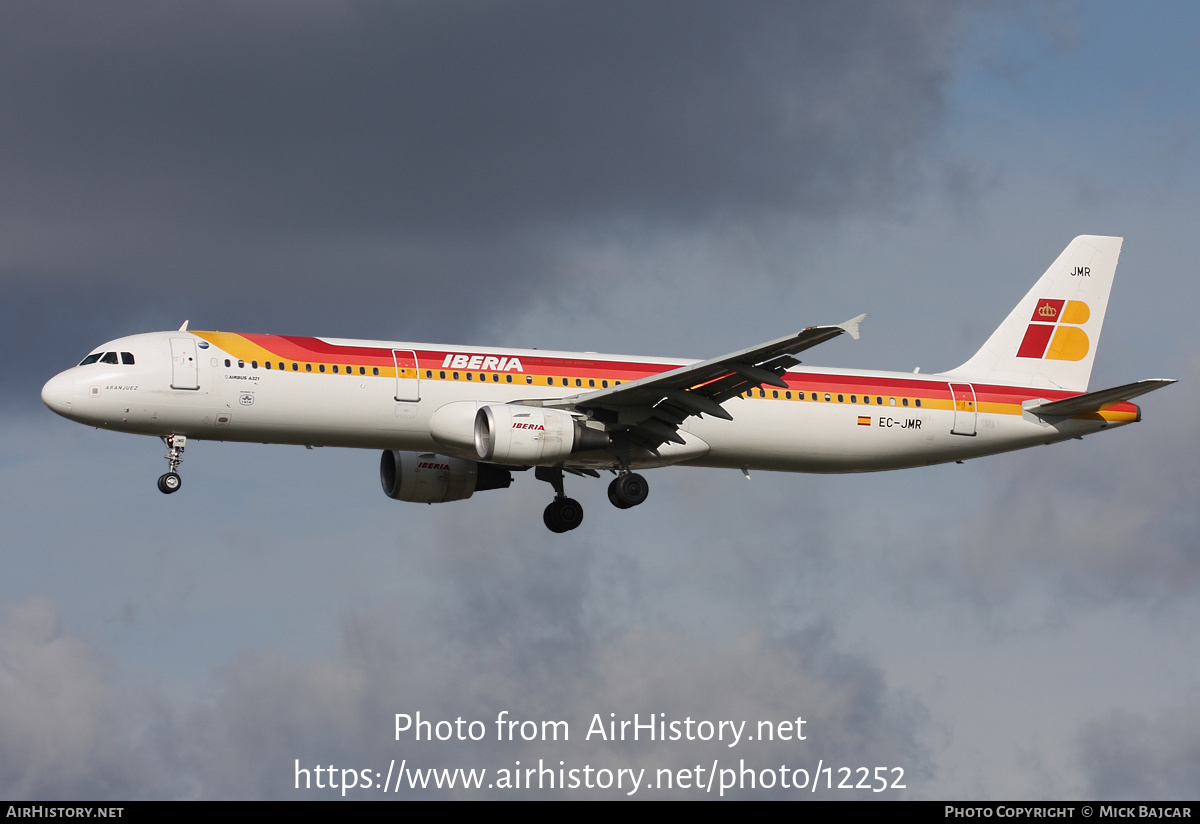 Aircraft Photo of EC-JMR | Airbus A321-211 | Iberia | AirHistory.net #12252