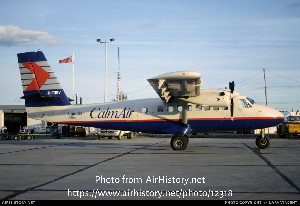 Aircraft Photo of C-FQBV | De Havilland Canada DHC-6-100 Twin Otter | Calm Air | AirHistory.net #12318