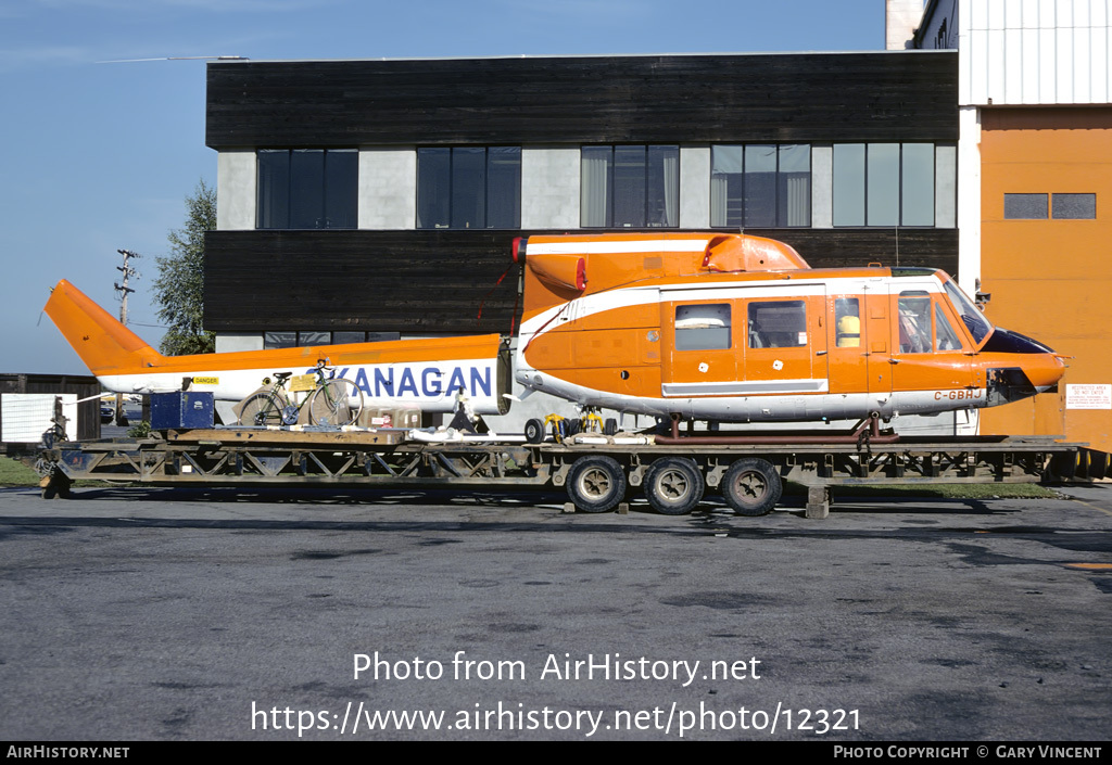 Aircraft Photo of C-GBHJ | Bell 212 Twin Two-Twelve | Okanagan Helicopters | AirHistory.net #12321