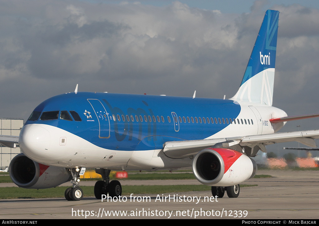 Aircraft Photo of G-DBCE | Airbus A319-131 | BMI - British Midland International | AirHistory.net #12339