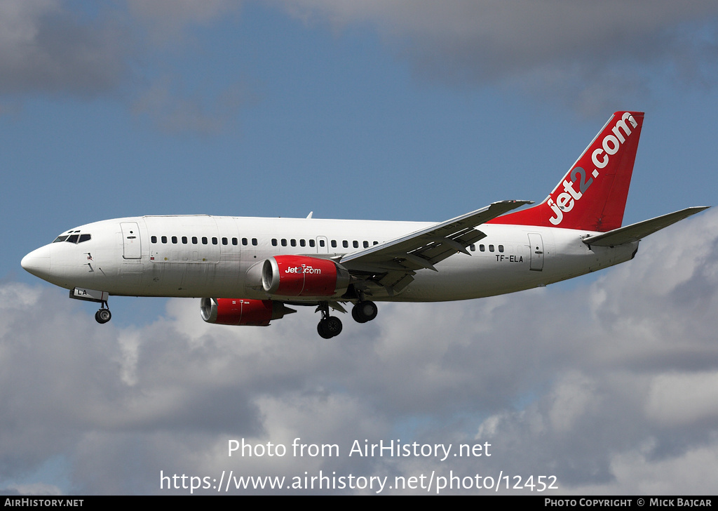 Aircraft Photo of TF-ELA | Boeing 737-33A(QC) | Jet2 | AirHistory.net #12452