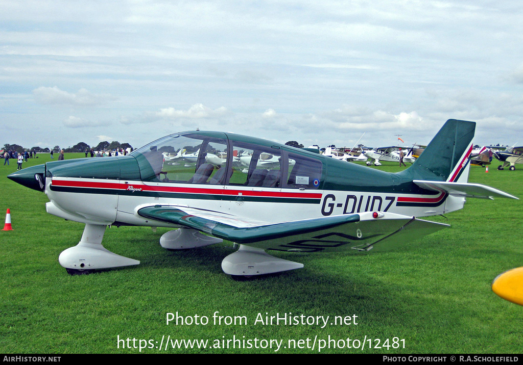 Aircraft Photo of G-DUDZ | Robin DR-400-180 Regent | AirHistory.net #12481