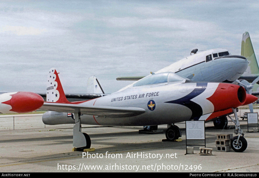 Aircraft Photo of 488656 | Republic YP-84A Thunderjet | USA - Air Force | AirHistory.net #12496