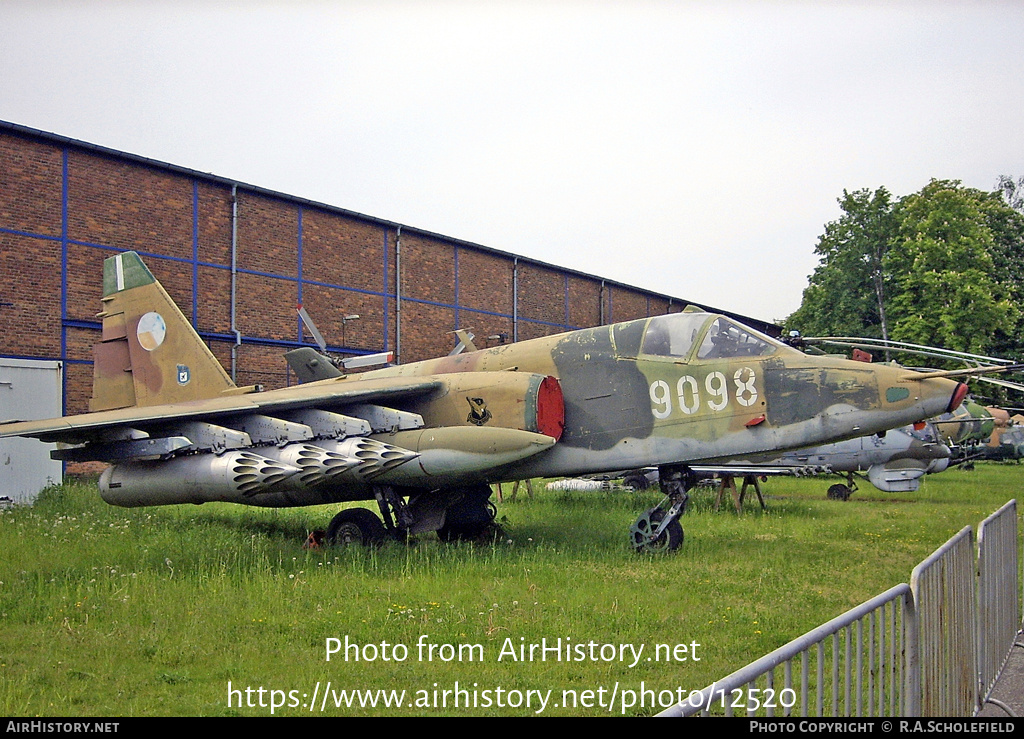 Aircraft Photo of 9098 | Sukhoi Su-25K | Czechia - Air Force | AirHistory.net #12520