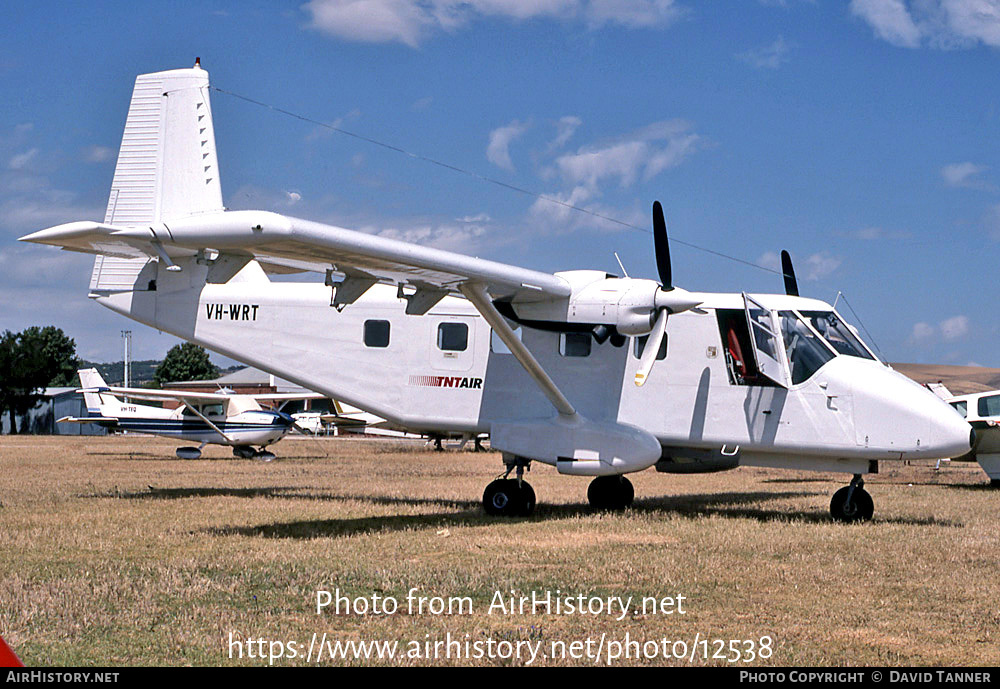 Aircraft Photo of VH-WRT | GAF N-22B Nomad | TNTAir | AirHistory.net #12538