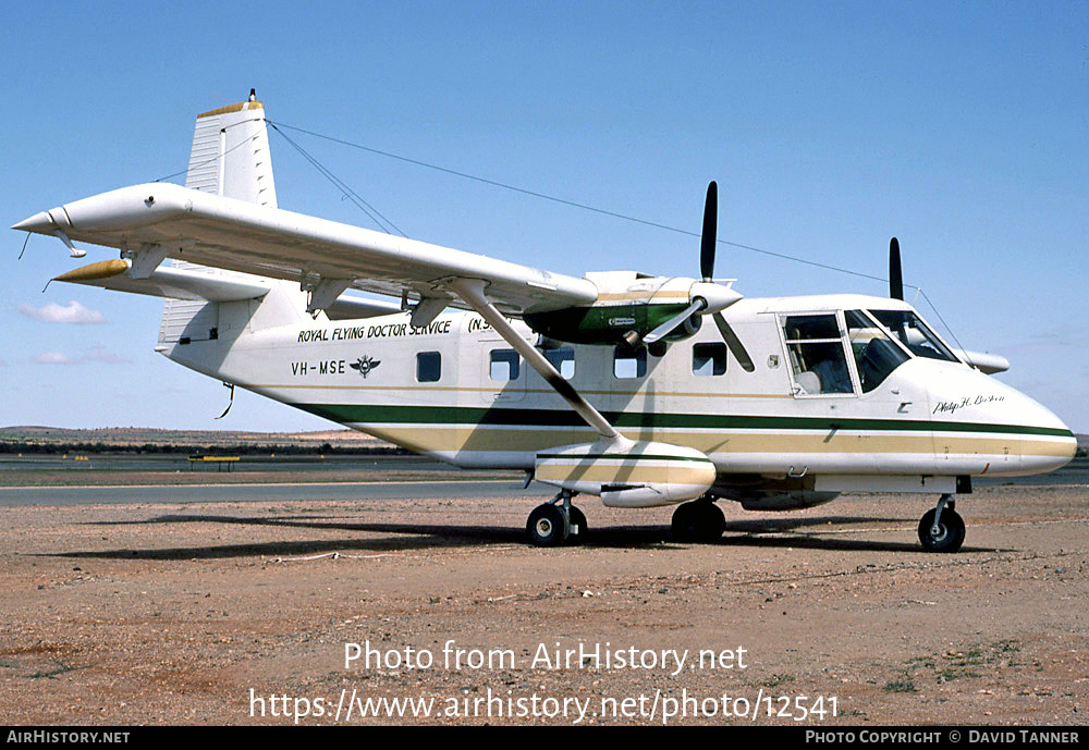 Aircraft Photo of VH-MSE | GAF N-22B Nomad | Royal Flying Doctor Service - RFDS | AirHistory.net #12541