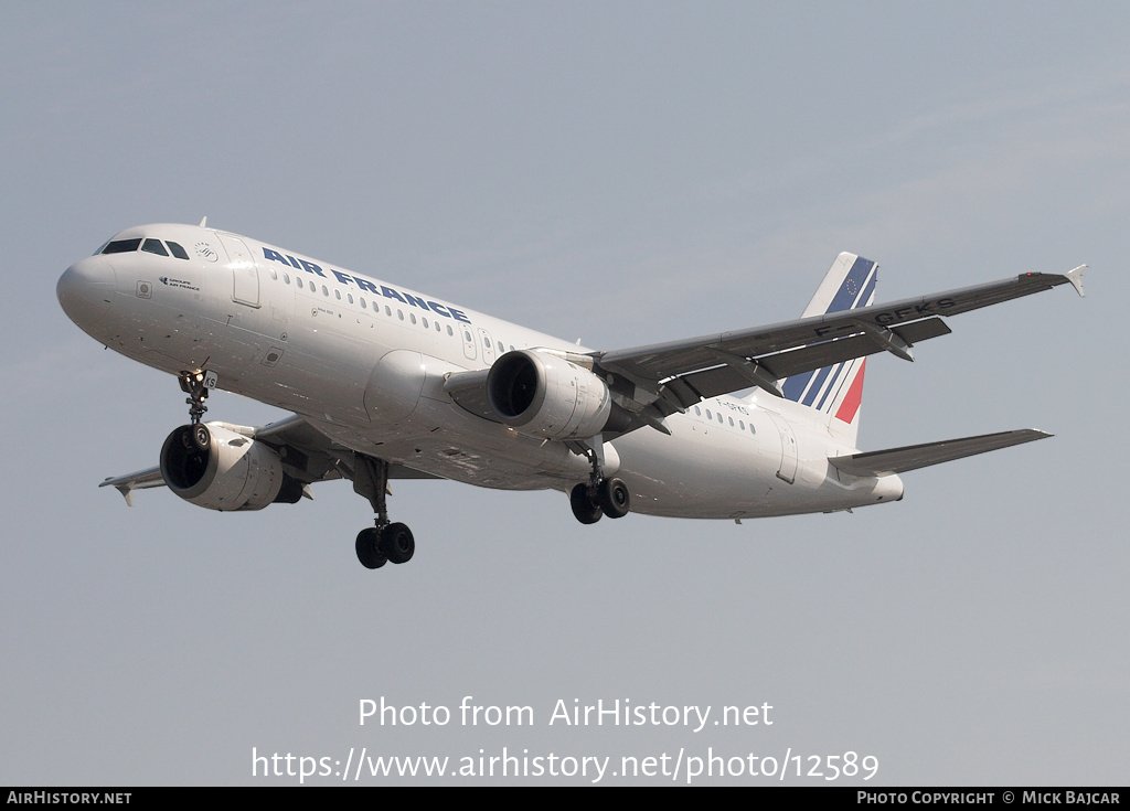 Aircraft Photo of F-GFKS | Airbus A320-211 | Air France | AirHistory.net #12589