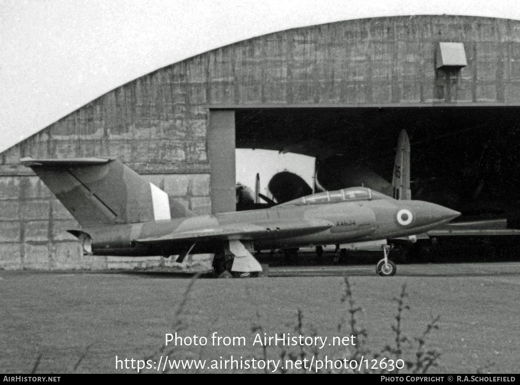 Aircraft Photo of XA634 | Gloster Javelin FAW4 | UK - Air Force | AirHistory.net #12630