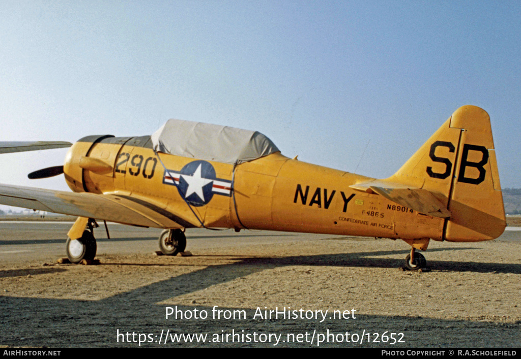 Aircraft Photo of N89014 | North American SNJ-5 Texan | Confederate Air Force | AirHistory.net #12652