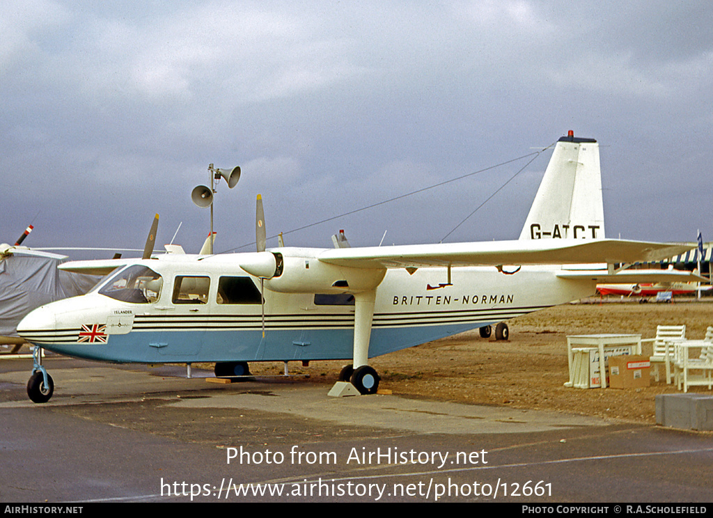 Aircraft Photo of G-ATCT | Britten-Norman BN-2 Islander | Britten-Norman | AirHistory.net #12661