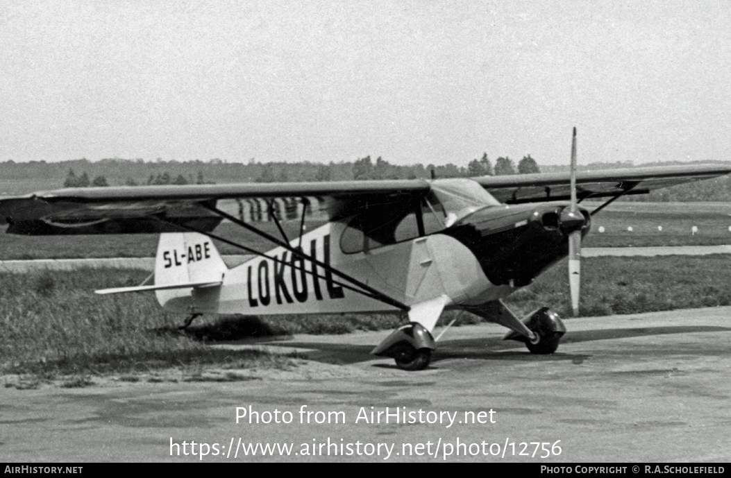 Aircraft Photo of SL-ABE | Piper PA-12 Super Cruiser | Lokoil | AirHistory.net #12756