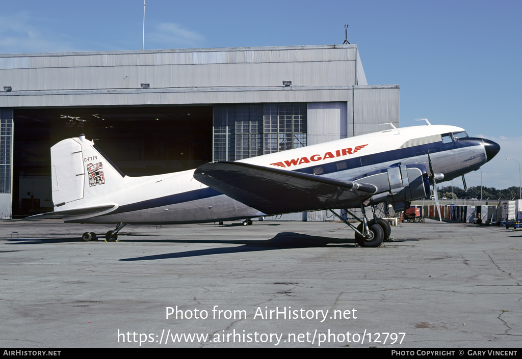 Aircraft Photo of C-FTFV | Douglas C-47D Skytrain | Waglisla Air - Wagair | AirHistory.net #12797