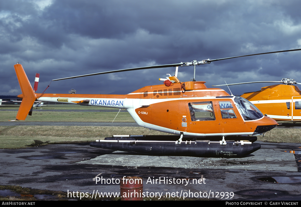 Aircraft Photo of C-GOKJ | Bell 206B JetRanger II | Okanagan Helicopters | AirHistory.net #12939