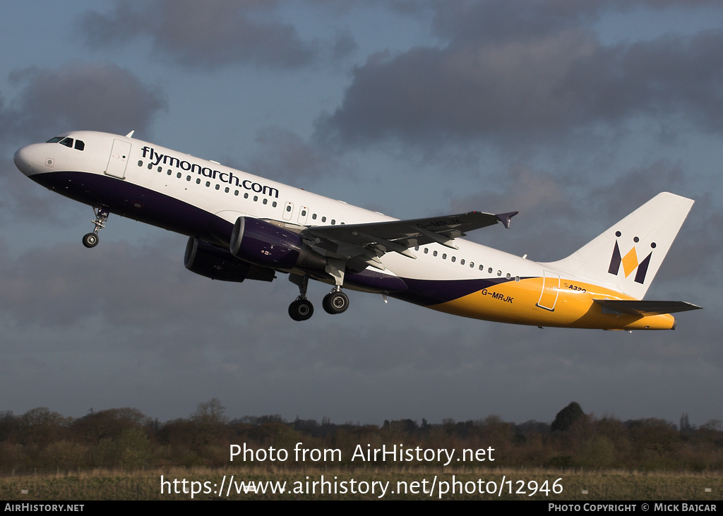 Aircraft Photo of G-MRJK | Airbus A320-214 | Monarch Airlines | AirHistory.net #12946