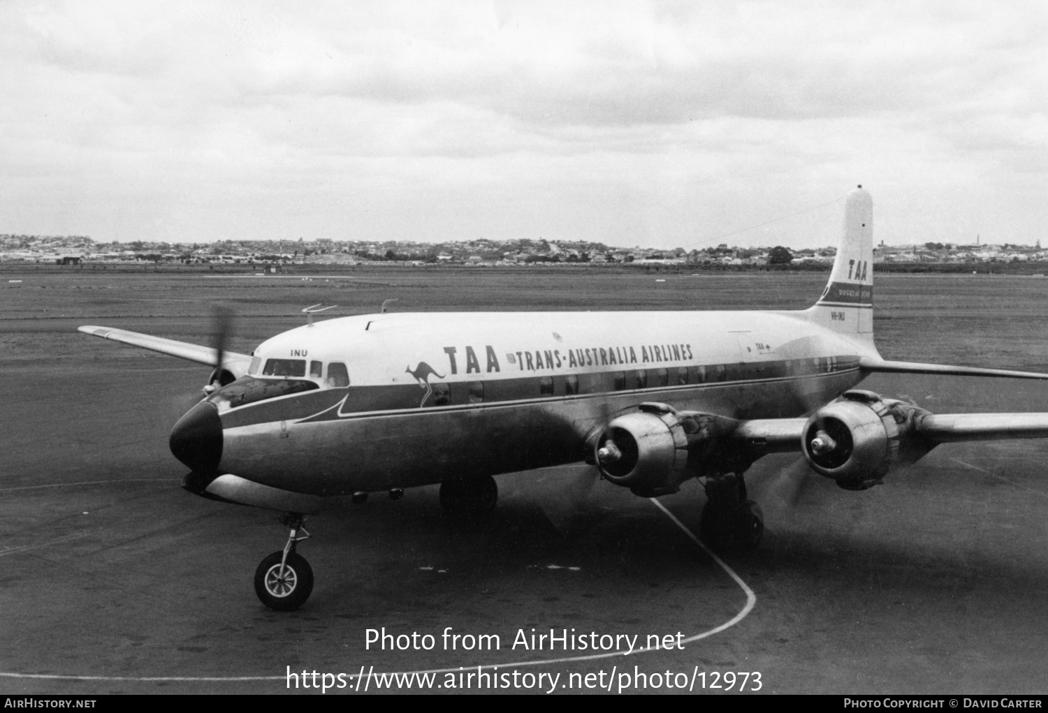 Aircraft Photo of VH-INU | Douglas DC-6B | Trans-Australia Airlines - TAA | AirHistory.net #12973