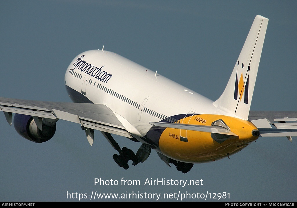 Aircraft Photo of G-MAJS | Airbus A300B4-605R | Monarch Airlines | AirHistory.net #12981