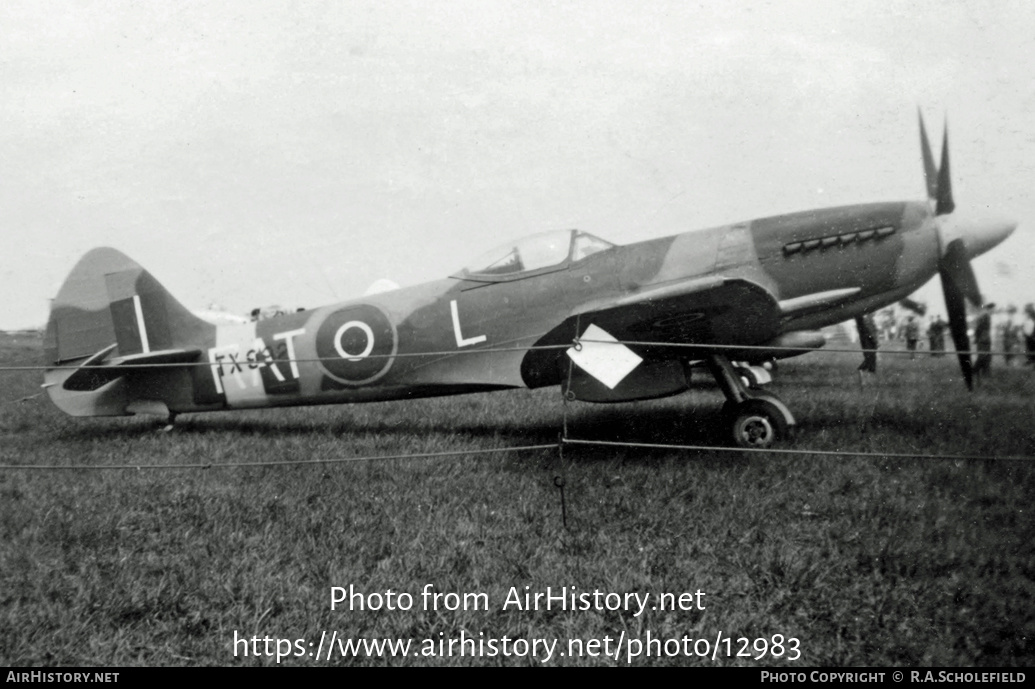 Aircraft Photo of TX992 | Supermarine 379 Spitfire F14 | UK - Air Force | AirHistory.net #12983