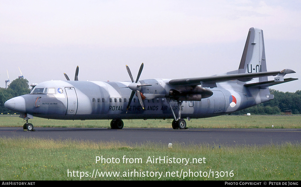 Aircraft Photo of U-01 | Fokker 60UTA-N | Netherlands - Air Force | AirHistory.net #13016