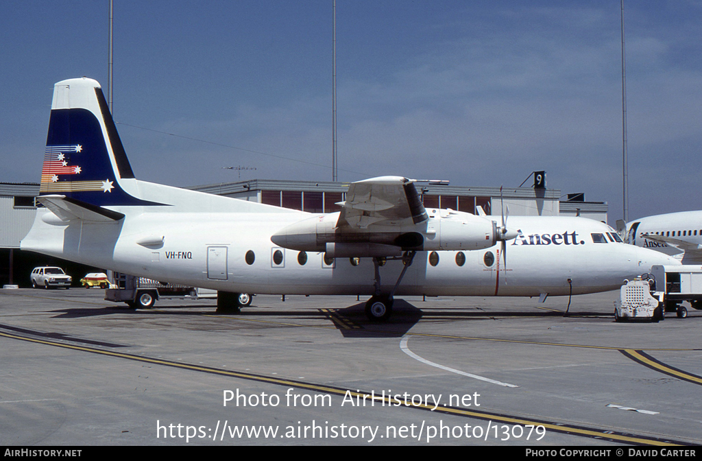 Aircraft Photo of VH-FNQ | Fokker F27-600 Friendship | Ansett | AirHistory.net #13079