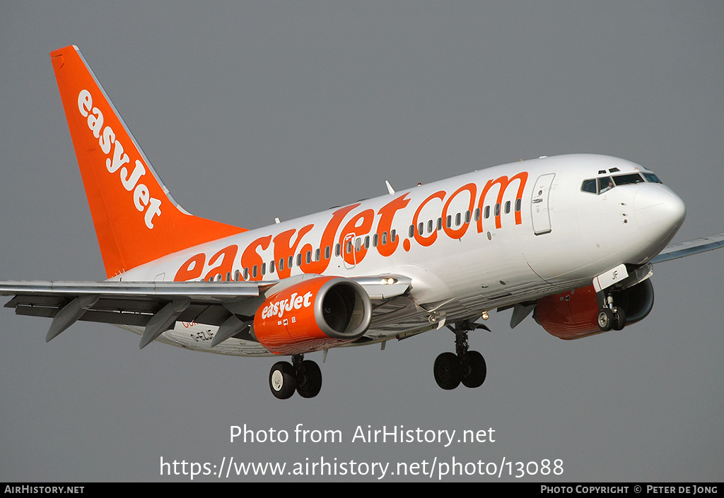 Aircraft Photo of G-EZJF | Boeing 737-73V | EasyJet | AirHistory.net #13088