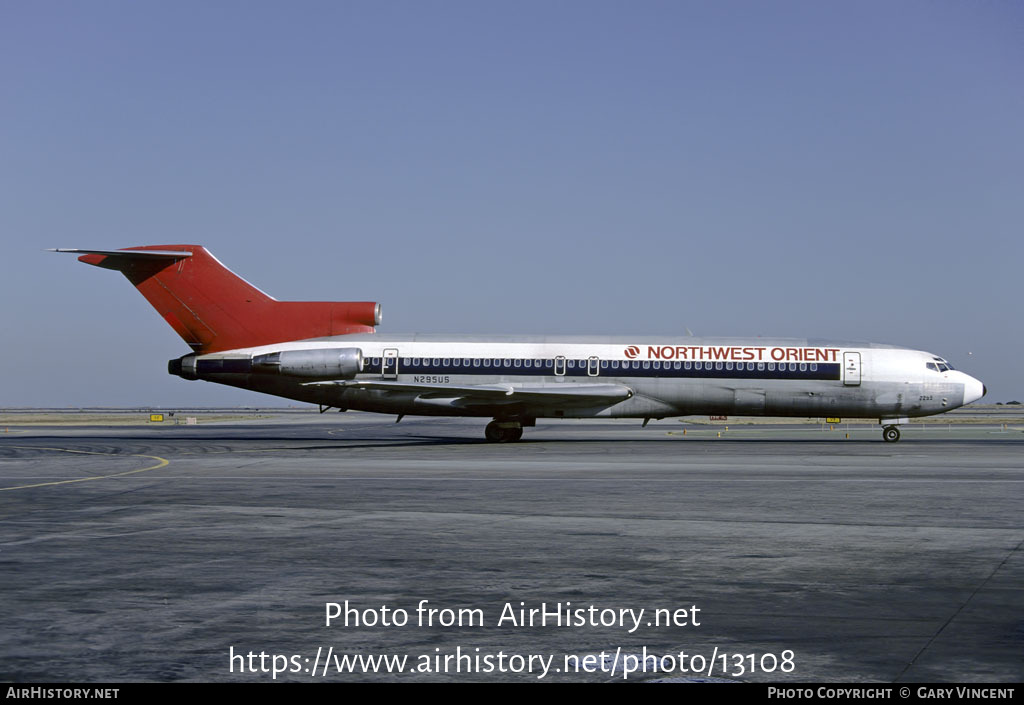 Aircraft Photo of N295US | Boeing 727-251/Adv | Northwest Orient Airlines | AirHistory.net #13108