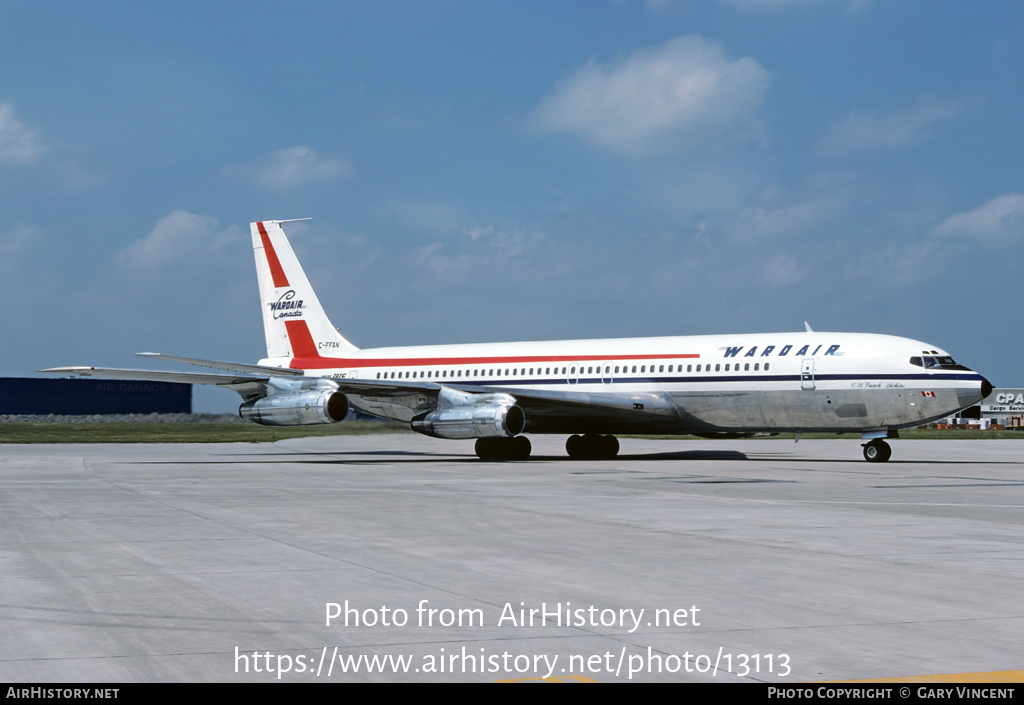 Aircraft Photo of C-FFAN | Boeing 707-311C | Wardair Canada | AirHistory.net #13113