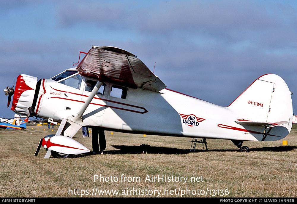 Aircraft Photo of VH-CWM | Stinson SR-8B Reliant | Drage Airworld | AirHistory.net #13136