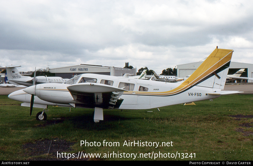 Aircraft Photo of VH-FSO | Piper PA-34-200T Seneca II | AirHistory.net #13241