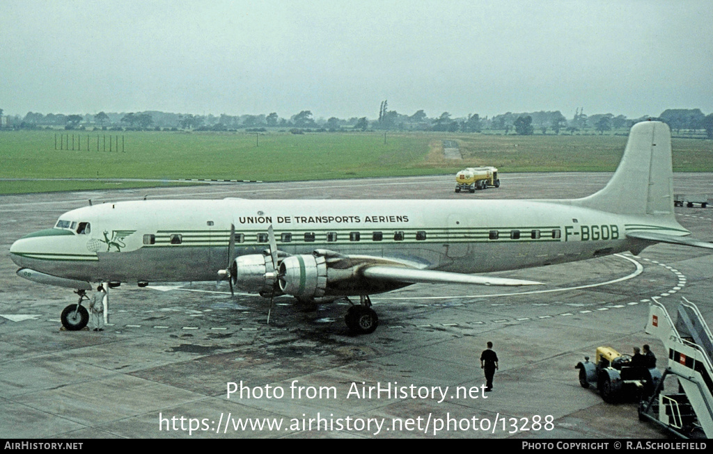 Aircraft Photo of F-BGOB | Douglas DC-6B | UTA - Union de Transports Aériens | AirHistory.net #13288