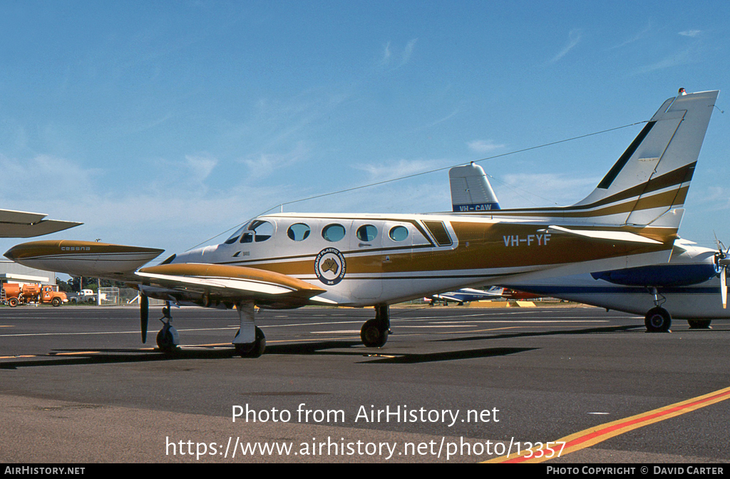 Aircraft Photo of VH-FYF | Cessna 340 | Viscount Plastic Products | AirHistory.net #13357