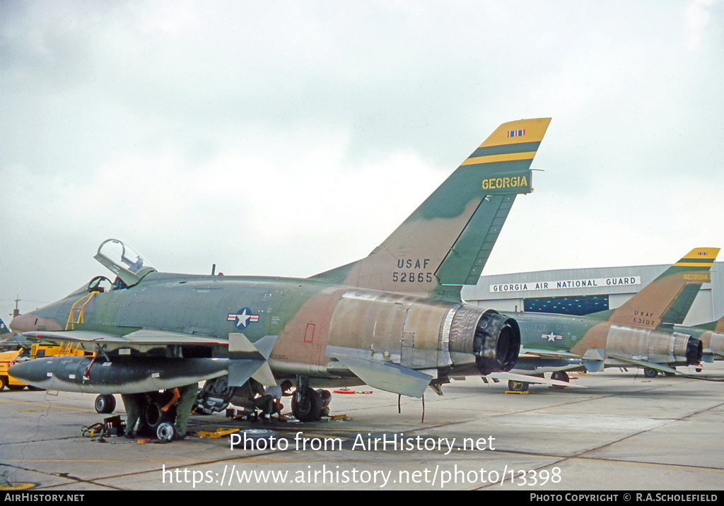 Aircraft Photo of 55-2865 / 52865 | North American F-100D Super Sabre | USA - Air Force | AirHistory.net #13398