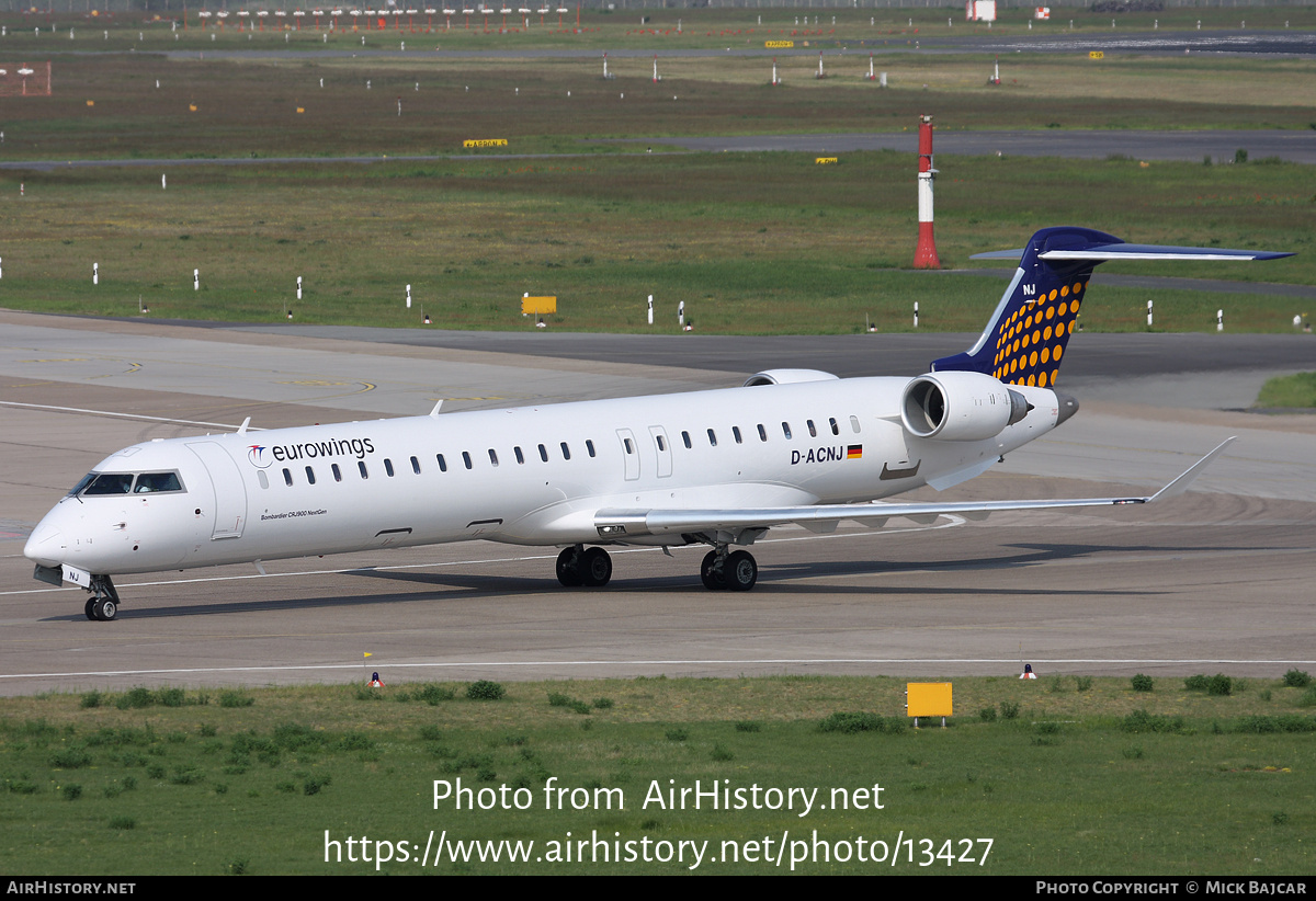 Aircraft Photo of D-ACNJ | Bombardier CRJ-900 NG (CL-600-2D24) | Eurowings | AirHistory.net #13427