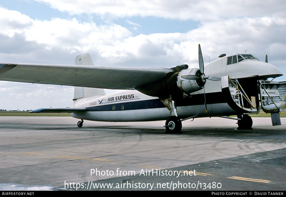 Aircraft Photo of VH-SJG | Bristol 170 Freighter Mk21E | Air Express | AirHistory.net #13480