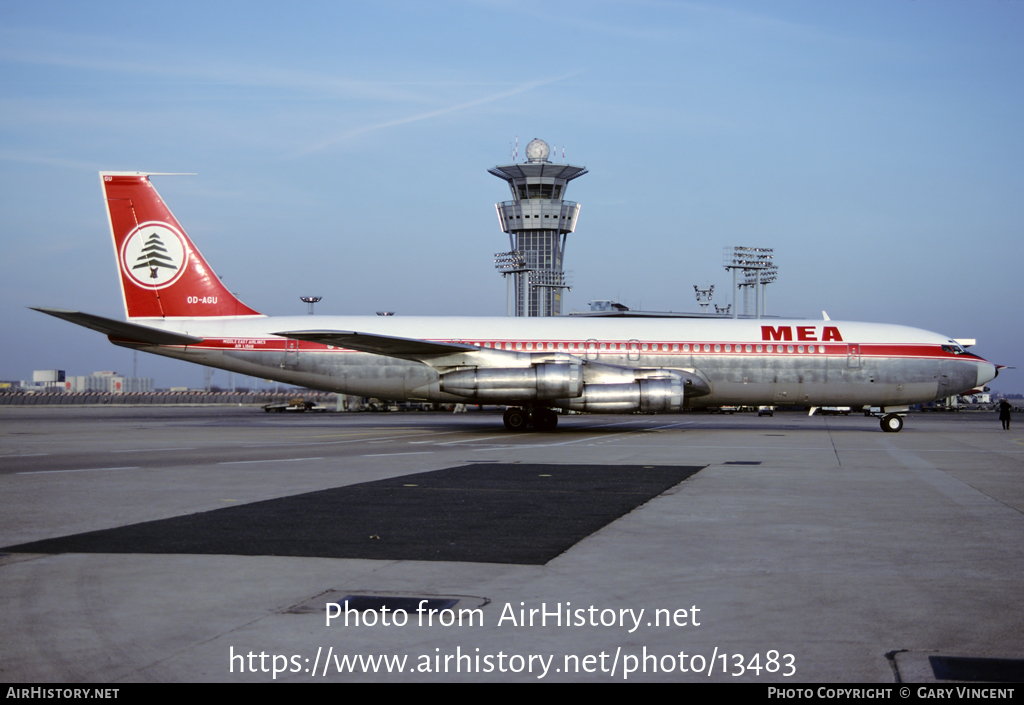 Aircraft Photo of OD-AGU | Boeing 707-347C | MEA - Middle East Airlines | AirHistory.net #13483